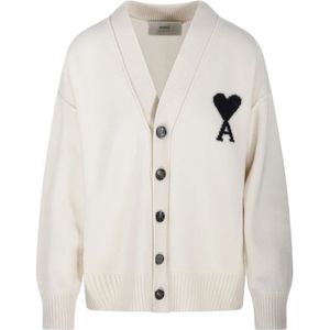 Ami Paris, Dames, Truien, Beige, Maat: XL Wol,