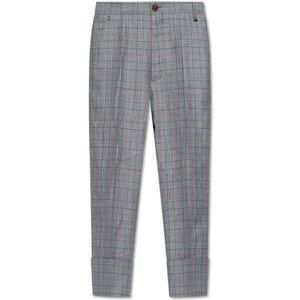 Vivienne Westwood, Heren, Broeken, Grijs, Maat: M Linnen,