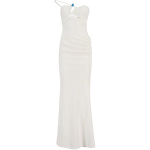 Christopher Esber, Dames, Jurken, Wit, Maat: 2XS