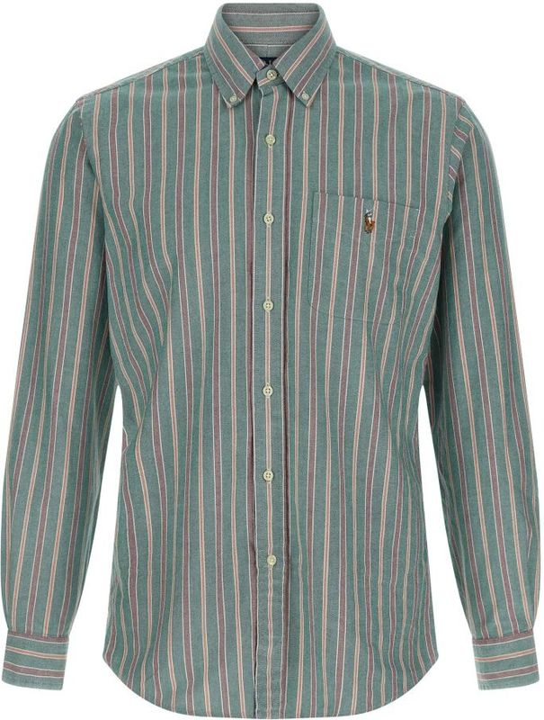 Polo Ralph Lauren, Heren, Overhemden, Veelkleurig, Maat: XL Katoen,