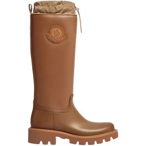 Moncler Hoge regenlaarzen , Beige , Dames , Maat: 37 EU