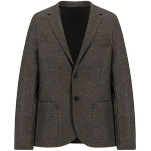 Harris Wharf London, Heren, Jassen, Bruin, Maat: 2XL Wol,