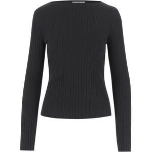 Vince, Dames, Truien, Zwart, Maat: M Katoen,