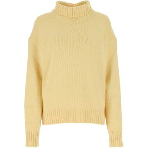 Jil Sander, Dames, Truien, Geel, Maat: XS Kasjmier,