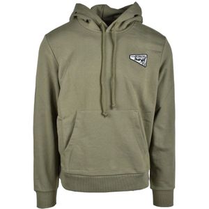 Diesel, Heren, Sweatshirts & Hoodies, Groen, Maat: L Katoen,