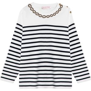 Valentino Garavani, Dames, Truien, Veelkleurig, Maat: S Jersey,