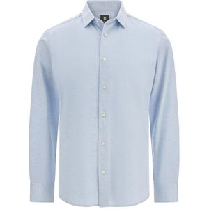 Boggi Milano, Heren, Overhemden, Blauw, Maat: S Jersey,