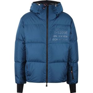 Moncler Korte donsjas met waterbestendige technologie , Blue , Heren , Maat: S