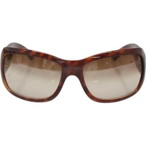 Chanel Vintage, Dames, Pre-owned, Bruin, Maat: ONE Size