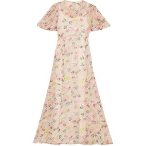 BY Timo, Dames, Jurken, Veelkleurig, Maat: XS Chiffon,