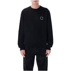 Daily Paper, Heren, Sweatshirts & Hoodies, Zwart, Maat: S Fleece,