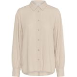 Kaffe - Blouse - Greige - Klassieke Blouse - Lange Mouw