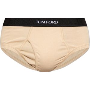 Tom Ford, Heren, Ondergoed, Beige, Maat: XS Katoen,