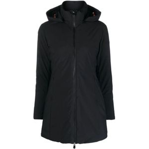 Save The Duck, Dames, Mantels, Zwart, Maat: 3XL