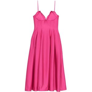 Rebecca Vallance, Dames, Jurken, Roze, Maat: XS Satijn,