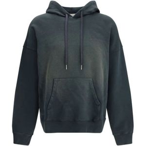 Golden Goose, Heren, Sweatshirts & Hoodies, Zwart, Maat: L Katoen,