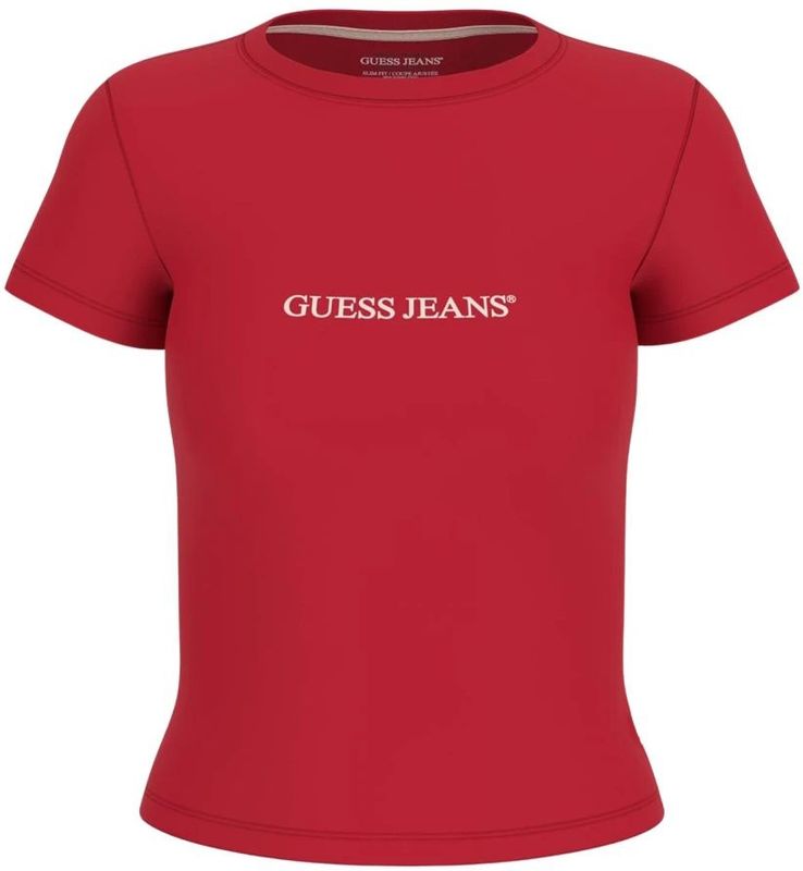 GUESS - Shirt - Rood/Wit - T-shirt