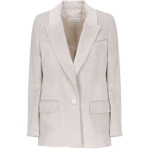 Peserico, Dames, Jassen, Roze, Maat: S Leer,