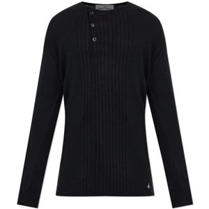 Vivienne Westwood, Heren, Truien, Zwart, Maat: S Kasjmier,