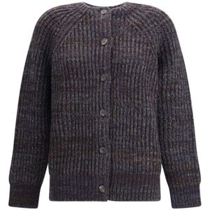 Prada, Dames, Truien, Bruin, Maat: 2XS Wol,