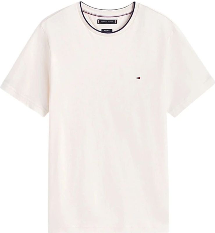 Tommy Hilfiger, Heren, Tops, Wit, Maat: XS Modal,