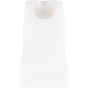 Bottega Veneta, Dames, Tops, Wit, Maat: XS Katoen,