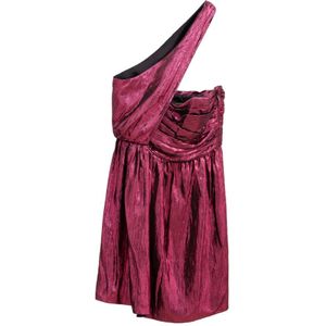 Saint Laurent, Dames, Jurken, Roze, Maat: S Zijde,