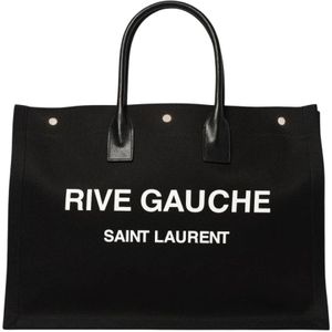 Saint Laurent, Heren, Tassen, Zwart, Maat: ONE Size Leer,