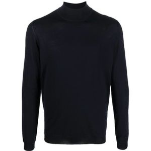 Goes Botanical, Heren, Truien, Blauw, Maat: 4XL Wol,