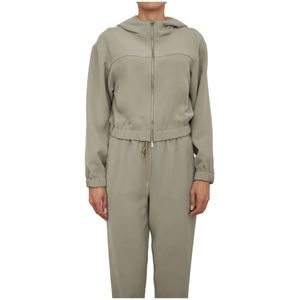 Marella, Dames, Sweatshirts & Hoodies, Groen, Maat: 2XS Poliester,