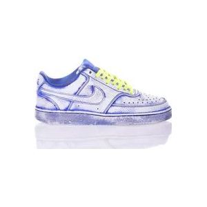 Nike Handgemaakte Blauwe Sneakers Customized Schoenen , Multicolor , Heren , Maat: 37 1/2 EU