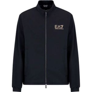 EA7 - Gold Label - Jas - Marineblauw - Casual - Polyamide