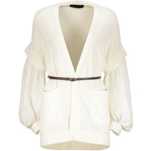 Fabiana Filippi, Dames, Truien, Beige, Maat: XS Zijde,