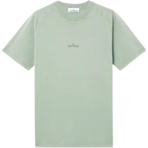 Stone Island, Heren, Tops, Groen, Maat: S Katoen,