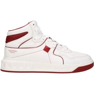 Valentino Garavani - Sneakers - Wit - Leer - Met Studs en Logo