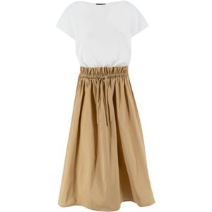 Fabiana Filippi, Dames, Jurken, Veelkleurig, Maat: XS Katoen,