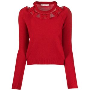 Valentino Garavani, Dames, Truien, Rood, Maat: M