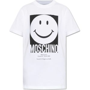 Moschino, Dames, Tops, Wit, Maat: XS Katoen,