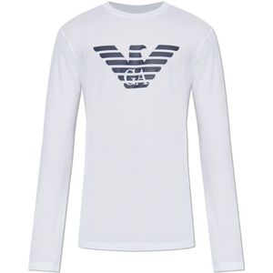 Emporio Armani, Heren, Tops, Wit, Maat: 3XL Katoen,