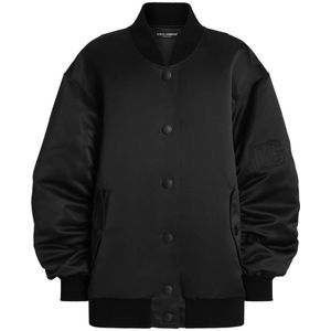Dolce & Gabbana, Dames, Jassen, Zwart, Maat: 3XS