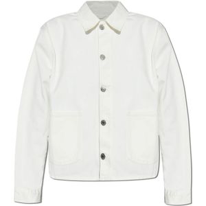 Samsøe Samsøe, Dames, Jassen, Wit, Maat: XS Denim,