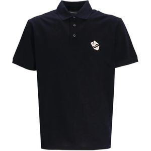 Emporio Armani, Heren, Tops, Blauw, Maat: M