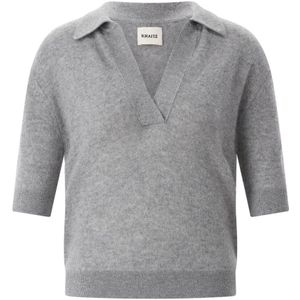 Khaite, Dames, Truien, Grijs, Maat: M Kasjmier,