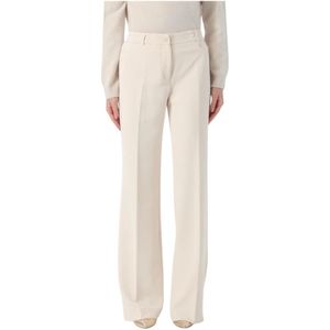 Liu Jo, Dames, Broeken, Beige, Maat: M Viscose,