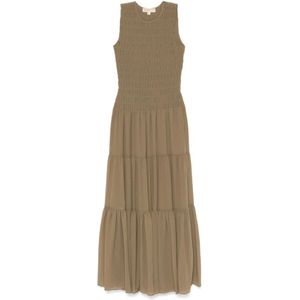Michael Kors, Dames, Jurken, Groen, Maat: XS Poliester,