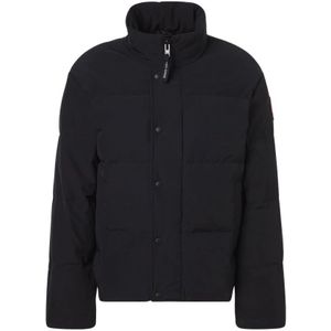 Canada Goose, Heren, Jassen, Zwart, Maat: L Fleece,