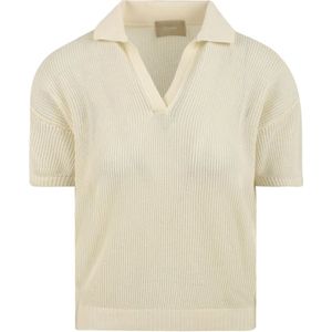 Drumohr, Dames, Truien, Beige, Maat: L Katoen,