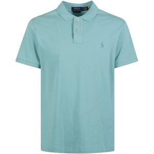 Ralph Lauren, Heren, Tops, Groen, Maat: S Piqué,