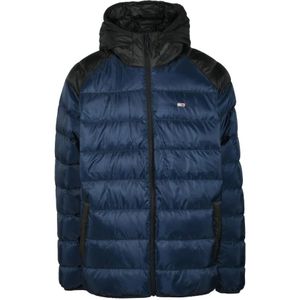 Tommy Jeans, Heren, Jassen, Blauw, Maat: XL Poliester,
