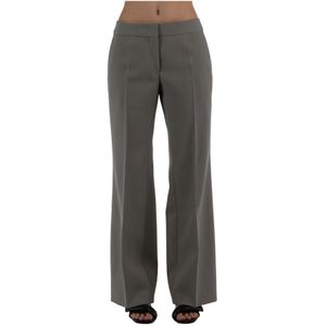 Jil Sander, Dames, Broeken, Grijs, Maat: S